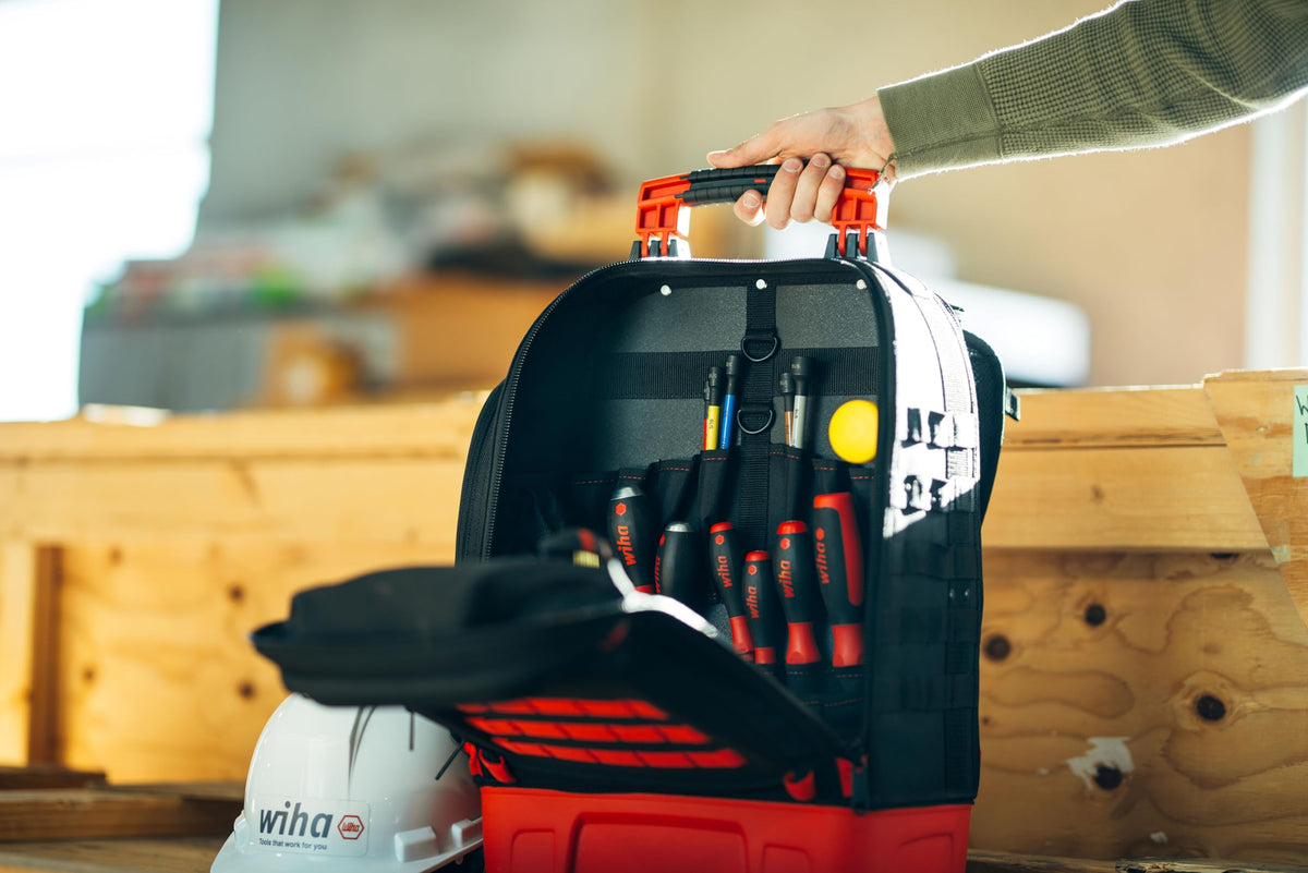 Wiha 91875 15 Piece Industrial MRO Tool Kit in Heavy Duty Backpack