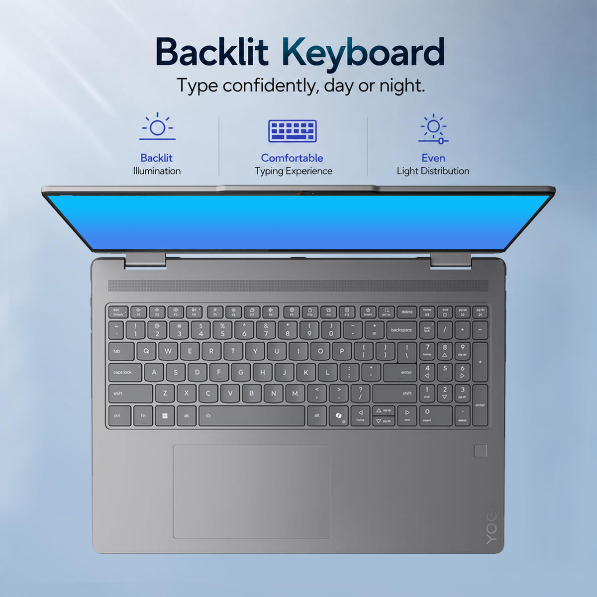 Lenovo Yoga 7 2-in-1 AI Laptop 16" WUXGA Touch Intel 8-core Ultra 7 256V (Up to 47 NPU Tops) 16GB DDR5 1TB SSD WiFi7 Fingerprint Backlit for Creator Business Professional Win11 Pro ICP Accessory