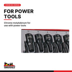 Teng Tools 15 Piece Metric Hex Bit Socket Set 3/8 & 1/2 Drive - TT9015HX