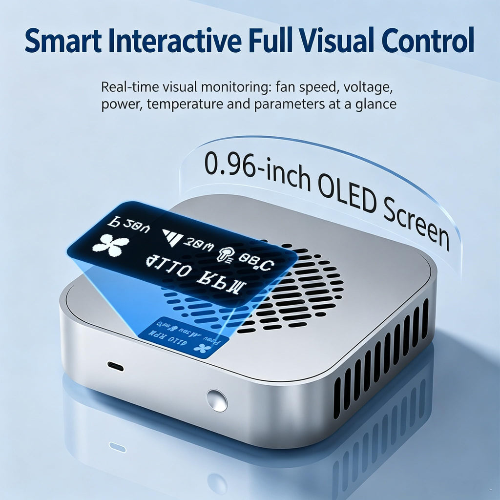 30W OLED Semi-Cooler for Mac Studio & M4 Mac mini