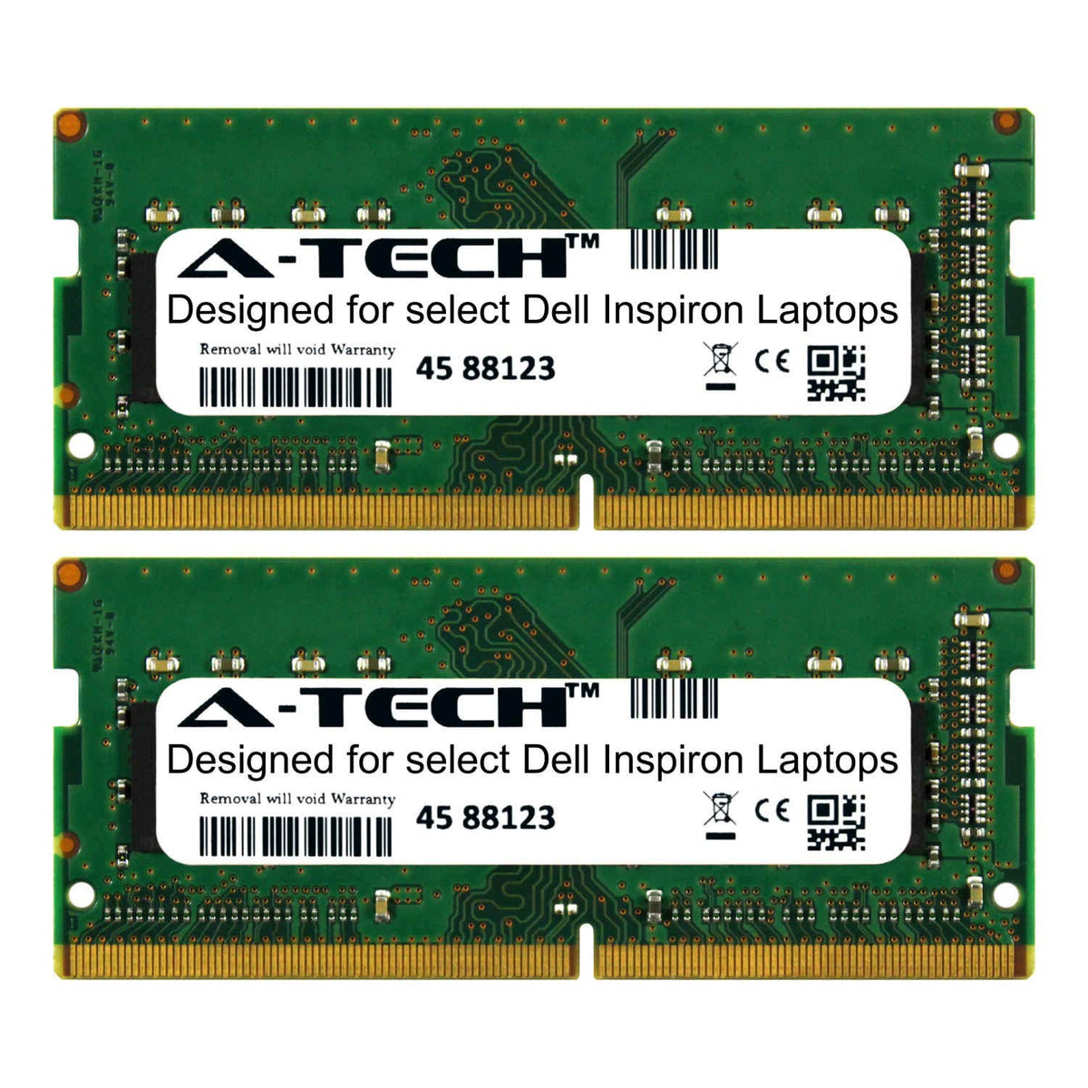 A-Tech 32GB Kit (2 x 16GB) for Dell Inspiron 5000 Series 5370 5379 5480 5482 5570 5575 5576 5577 5579 5580 5770 5775 2666Mhz DDR4 Laptop & Notebook Memory Ram Modules
