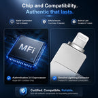 True Capacity 512GB Apple MFi Certified Photo Stick Flash Drive for iPhone