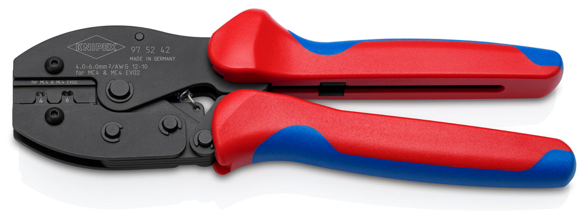 KNIPEX Tools 97 52 42 KNIPEX PreciForce® Crimping Pliers For MC4/MC4 EVO 2, 8-1/2"