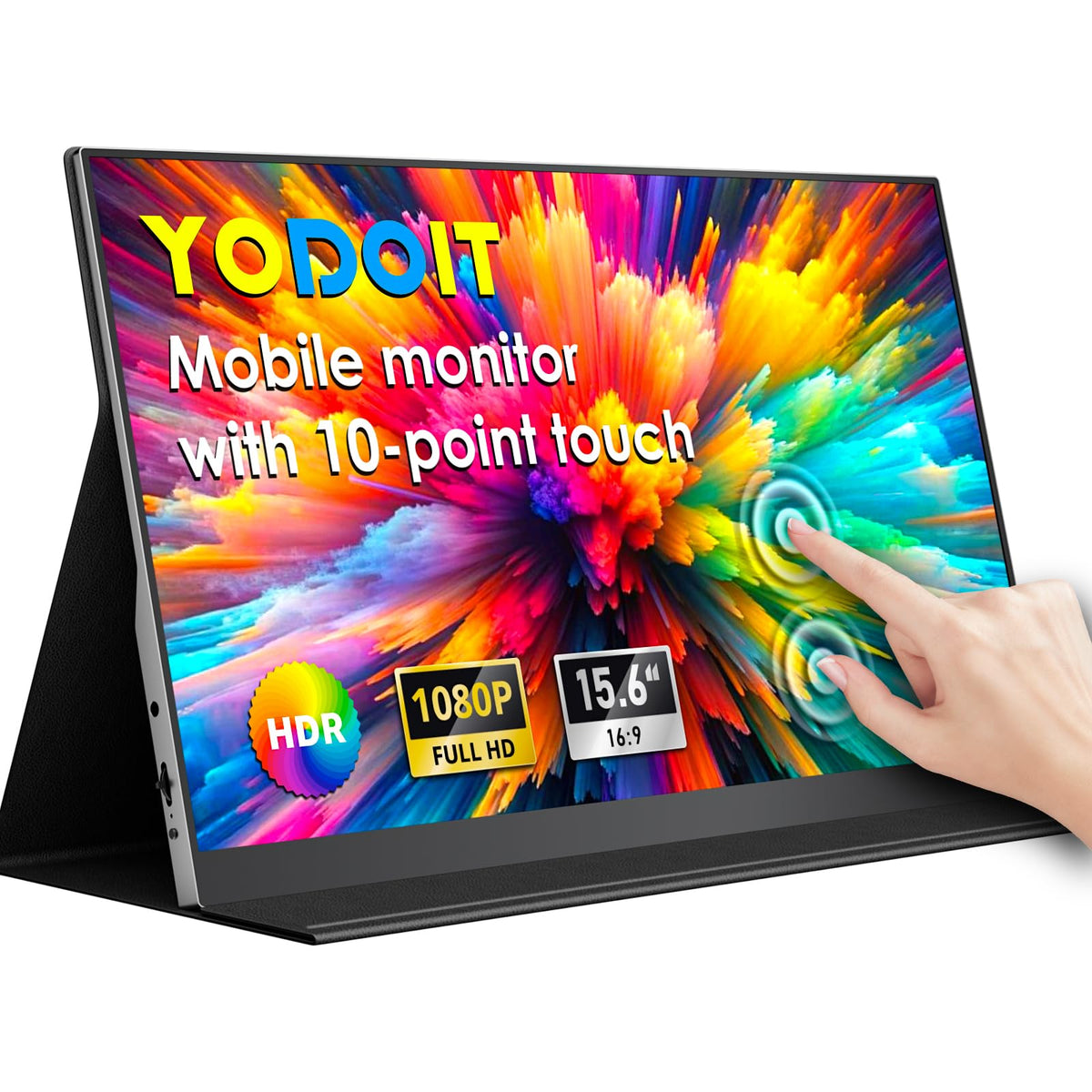 Yodoit 24'' 144Hz Portable Monitor 145%sRGB QLED 450Nits Gaming Monitor