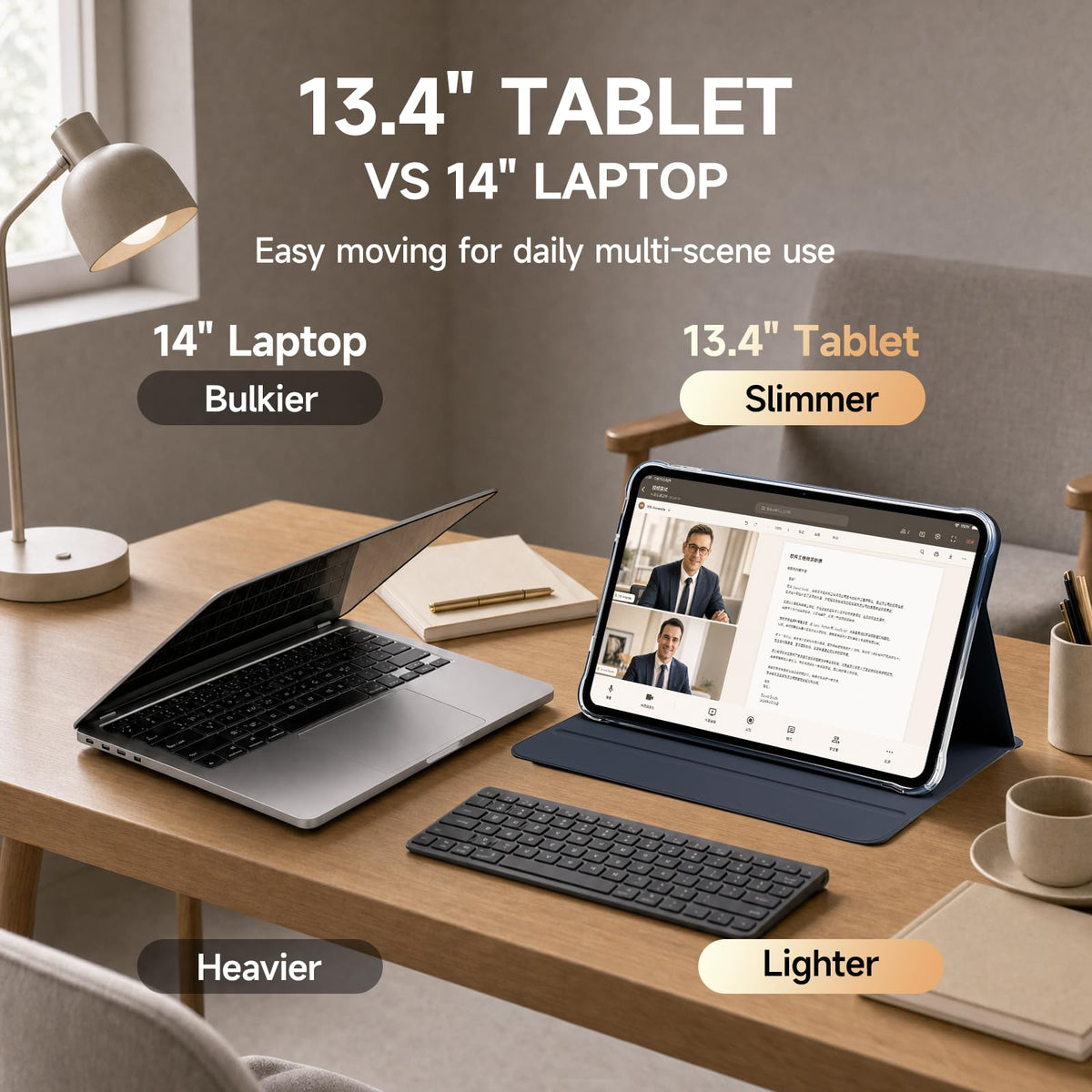 TECLAST T65 13.4" Android16 4G Tablet, 26GB+128GB 120Hz Widevine L1