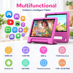 Kids Tablet 10.1" Android 16 Bundle: Keyboard, Mouse, Stylus, Headphones