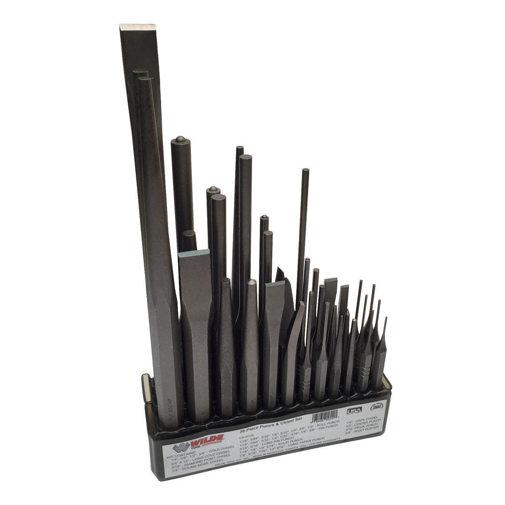 K36 Punch and Chisel Set, 36-Piece