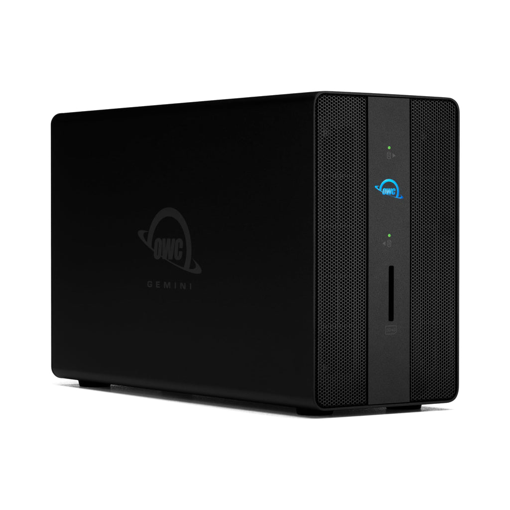 OWC Gemini 40TB Thunderbolt 40Gb/s Dock and Dual-Drive RAID Storage