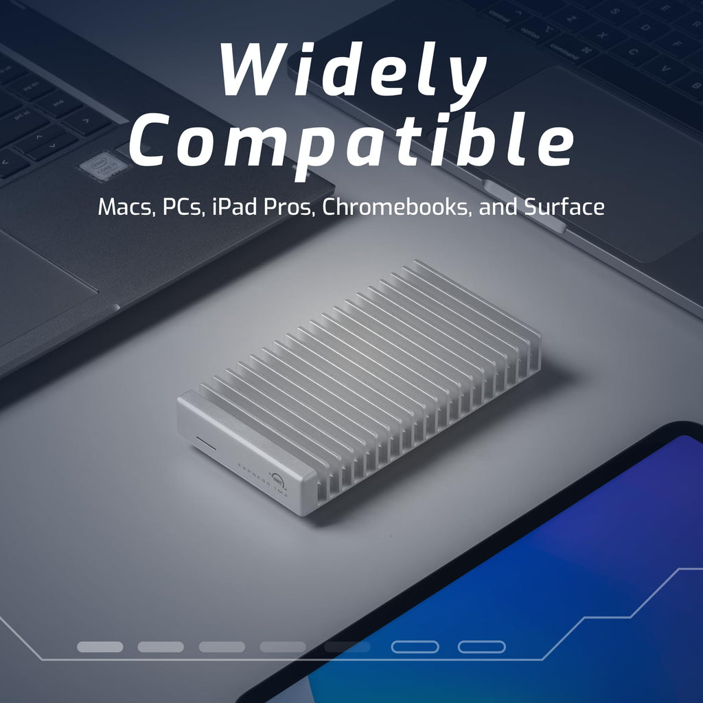 OWC Express 1M2 80G USB4 80Gb/s Portable NVMe M.2 SSD Enclosure