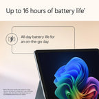 Microsoft Surface Pro 2-in-1 Laptop/Tablet (2025), Windows 11 Copilot+ PC, 12" Touchscreen Display, Snapdragon X Plus (8 Core), 16GB RAM, 256GB Storage, Platinum