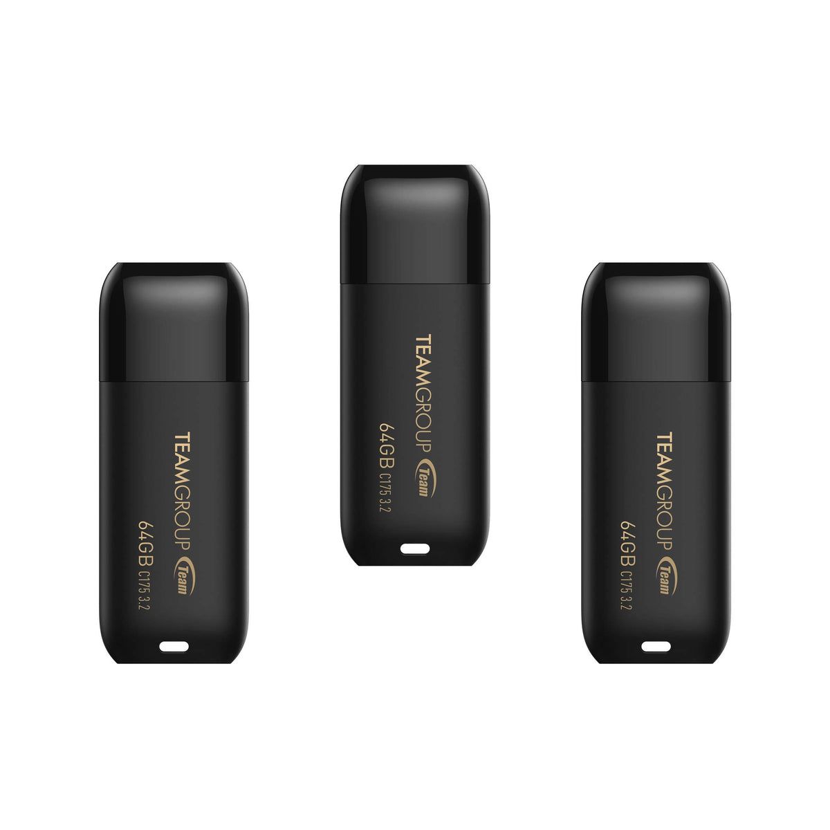 TEAMGROUP C175 1TB USB 3.2 Gen 1 (USB 3.1/3.0) Read 100MB/s Flash Thumb Drive, External Data Storage Memory Stick Compatible with Computer/Laptop/Desktop/PC Matte Black TC17531TBB01