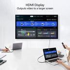 11.6 inch 2 in 1 Touchscreen Laptop, FHD 1080P Display, Intel Celeron CPU, 8GB RAM 256GB SSD, 360°Convertible Flip Ultra Thin Lightweight Tablet Laptop,Webcam,Type-C,WiFi,Window s 11,Silver