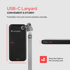 Verbatim Pocket 1TB External SSD USB 3.2 Gen 2 Up to 1000MB/s