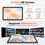 11 inch Tablet Android 16, 34GB RAM 128GB ROM 2TB Expansion, 8000mAh, Blue