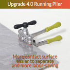 Precise Tile Cutter Hand Tool,Professional Manual Tile Cutter for Porcelain/Ceramic Tiles,Capable Cutter 72' Format Tiles,Upgrade 4.0 Running Plier,2Pcs Tile Scoring Wheels,3Pcs Cutter Heads
