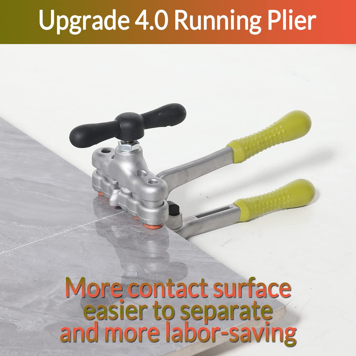 Precise Tile Cutter Hand Tool,Professional Manual Tile Cutter for Porcelain/Ceramic Tiles,Capable Cutter 72' Format Tiles,Upgrade 4.0 Running Plier,2Pcs Tile Scoring Wheels,3Pcs Cutter Heads