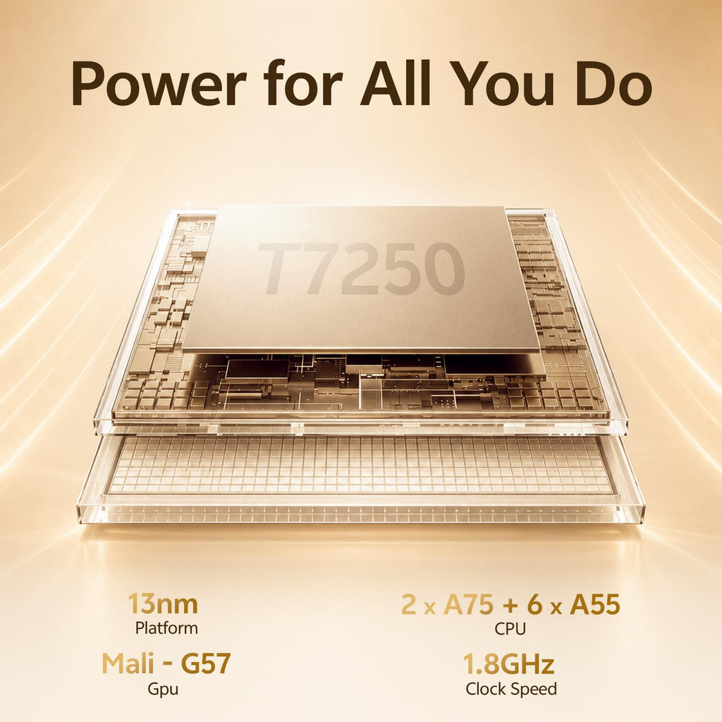 12 Inch Android 16 Tablet, 2K Display, 30GB RAM, 128GB Storage Expandable