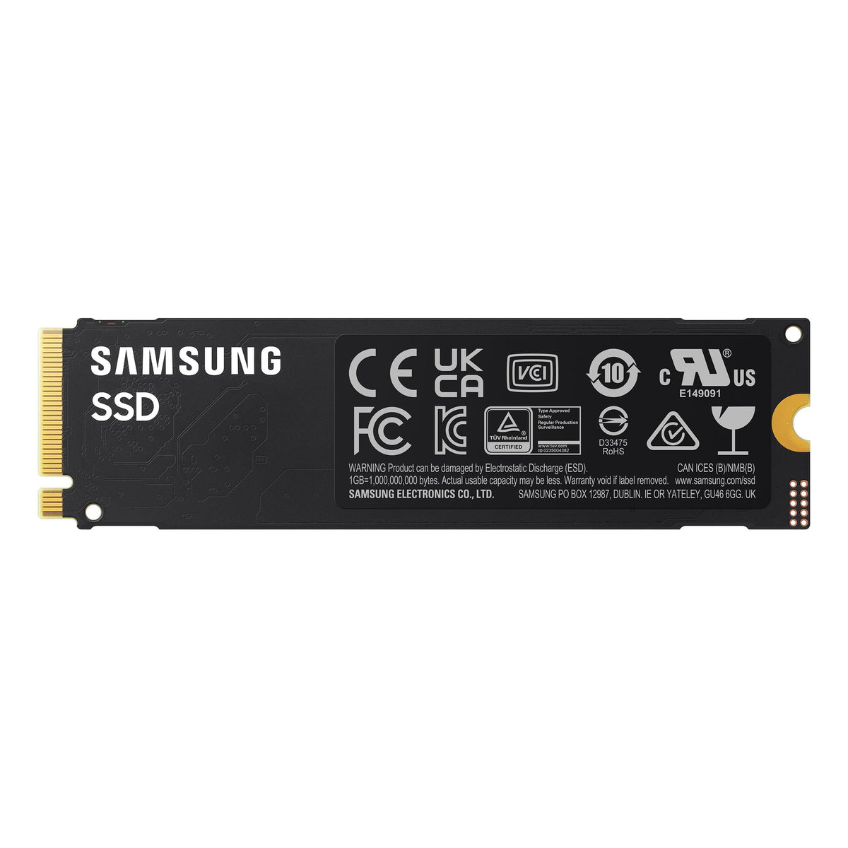 Samsung Internal SSD 990 1TB, Read/Write Speeds Up to 7,150/6,450 MB/s