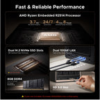 UGREEN NAS DXP4800 GT 4-Bay for Creators, Tech Enthusiasts and Office Teams