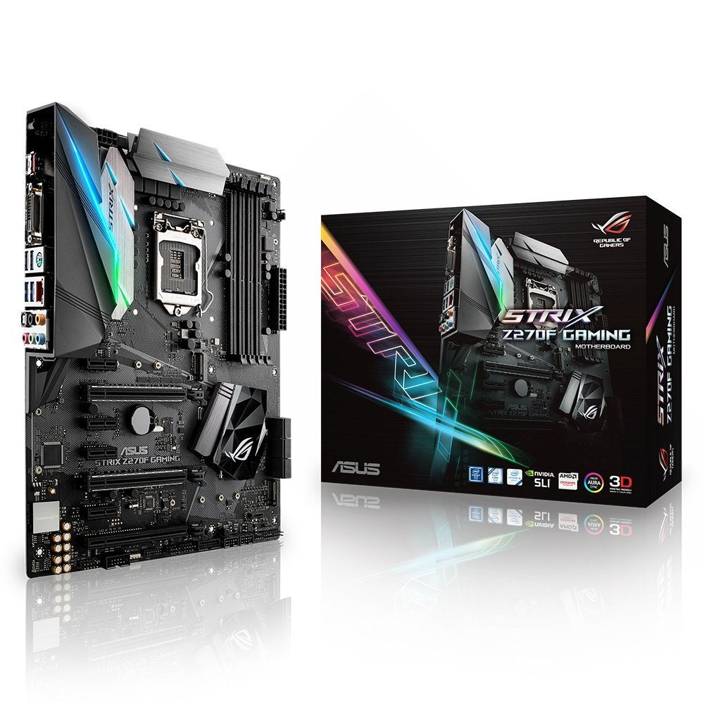 ASUS ROG Strix Z270F Gaming LGA1151 DDR4 DP HDMI DVI M.2 ATX Motherboard with USB 3.1