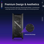 ASUS ROG Strix Helios II EATX Gaming PC case, with Dual Tempered Glass Side Panels, Support for Graphics Cards up to 450mm, Graphics Card Braces, Support up to 420mm radiators, 2 Year Warranty
