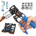 CT-300 A Hydraulic Tube Expander Compact Swaging Tool Kit with Tube Cutter, Deburring Tool and 11 Expander Heads for 3/8 to 1-1/8 Inches Copper Pipes HVAC Expander Tools (3/8“~1-1/8”)