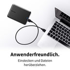 Toshiba Canvio Partner 1TB Portable 2.5’’ External Hard Drive, USB 3.2, Mac & Windows Compatible. Xbox, PS4, PS5