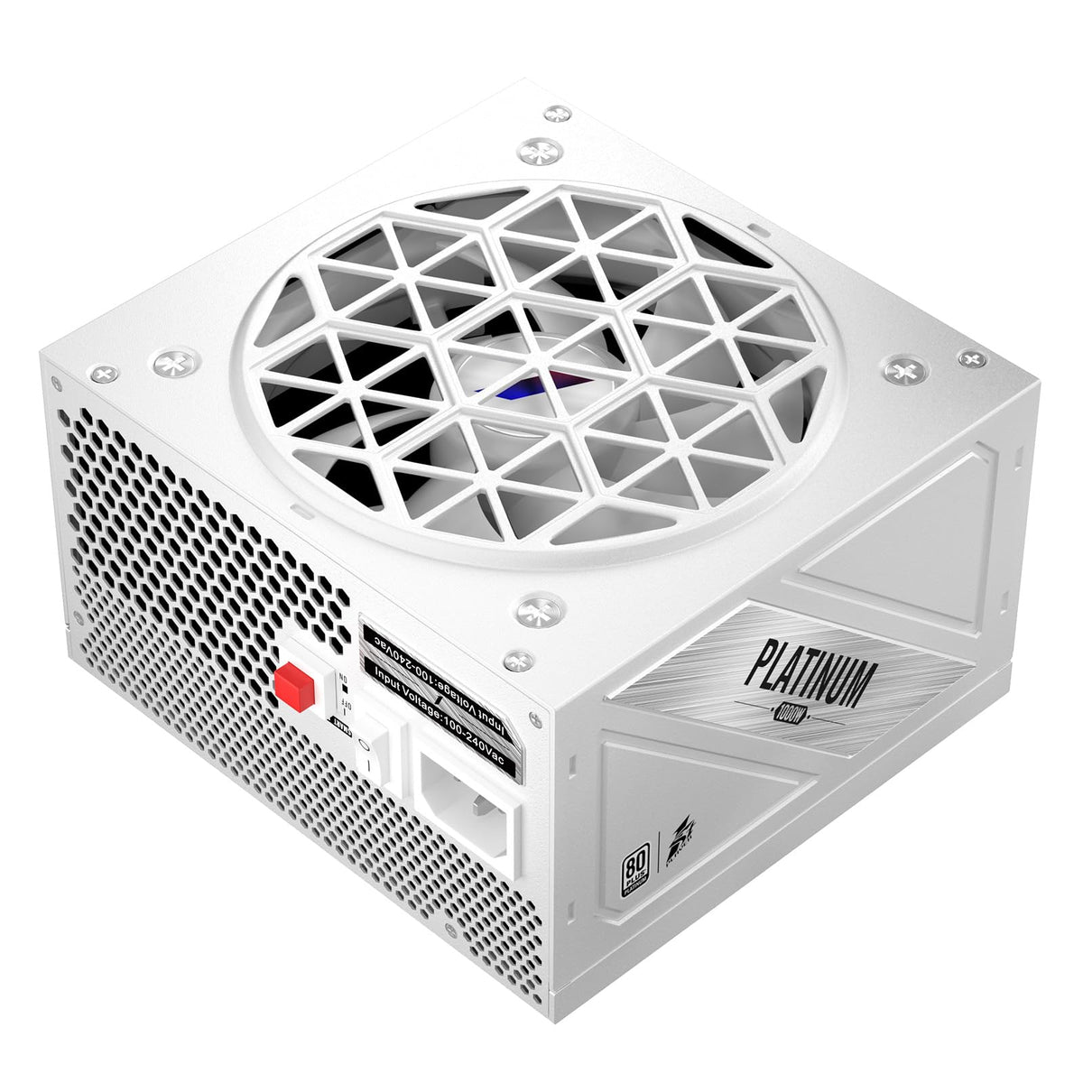 1ST PLAYER NGDP-GLD-1000W PSU Fully Modular PC ATX Power Supply-Computer Power Supplies,80 Plus Gold/PPLP Platinum,ATX 3.1/PCI-E 5.1/Silent FDB Fan with Zero RPM (White)