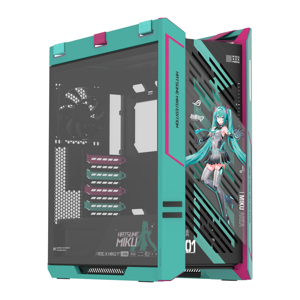 ASUS ROG Strix Helios II EATX Gaming PC case, with Dual Tempered Glass Side Panels, Support for Graphics Cards up to 450mm, Graphics Card Braces, Support up to 420mm radiators, 2 Year Warranty