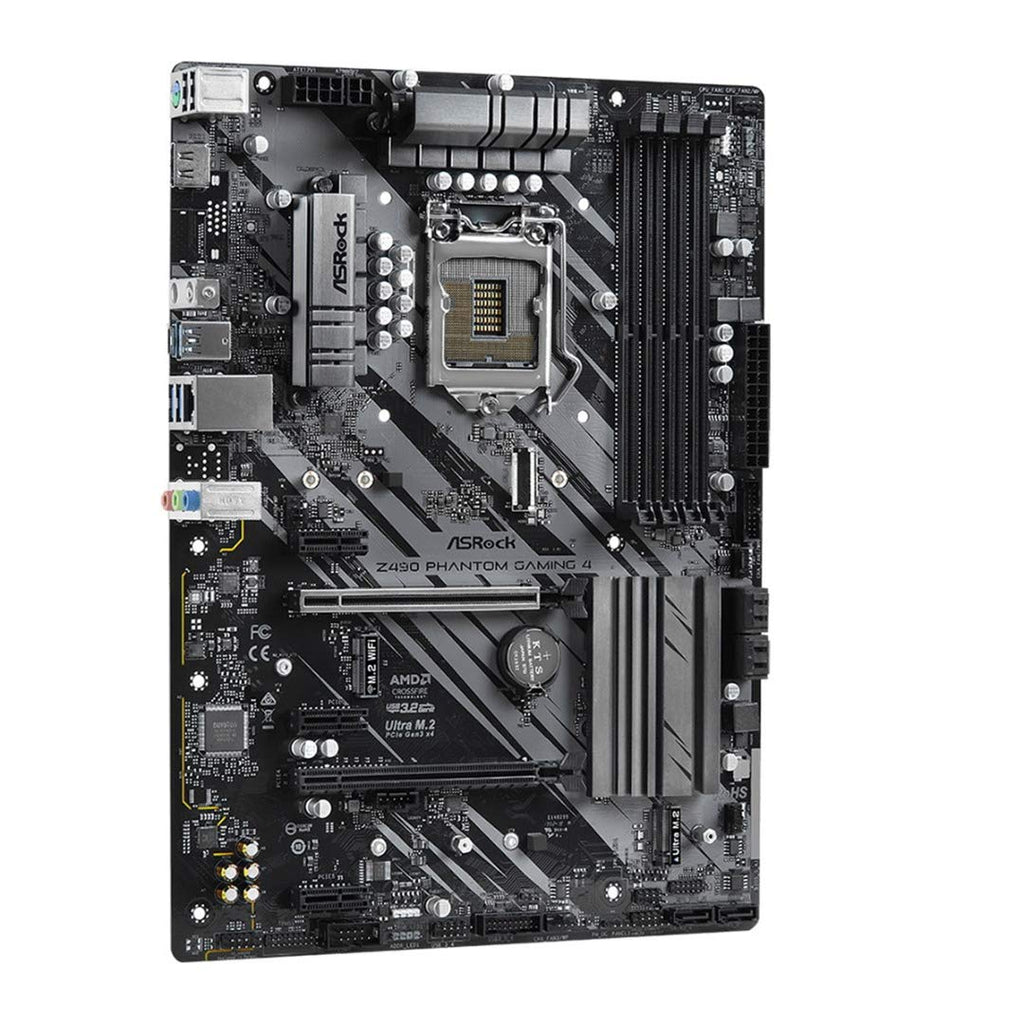 ASRock Z490 Phantom Gaming 4 Supports 10 th Gen Intel ® Core™ processors (Socket 1200) motherboard