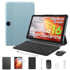 11 inch Tablet with Keyboard - Android 16 Tablet with 32GB+256GB+2TB Expand