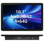 15.6" All-in-One Industrial Panel PC, Android 12 Fanless Tablet RK3399 4GB RAM/64GB ROM, Rugged Embedded Touchscreen Computer 1920 * 1080 IPS，WiFi 5 Bluetooth 4.2 for Automation/Kiosk/Bar/Warehouse