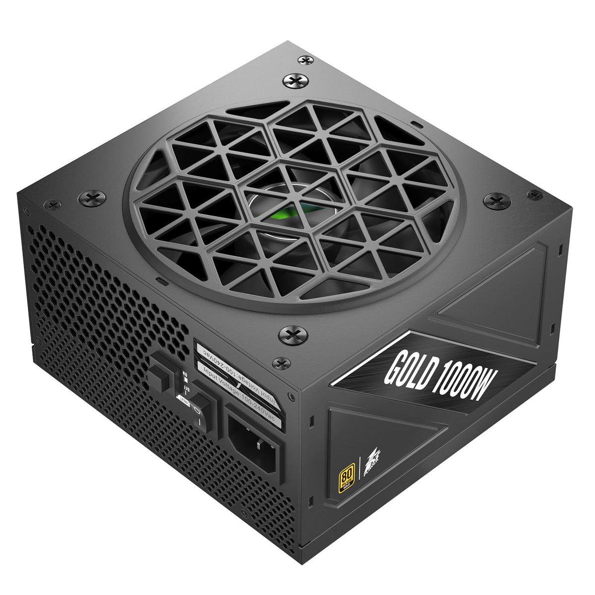 1ST PLAYER NGDP-GLD-1000W PSU Fully Modular PC ATX Power Supply-Computer Power Supplies,80 Plus Gold/PPLP Platinum,ATX 3.1/PCI-E 5.1/Silent FDB Fan with Zero RPM (White)