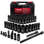 160Pc Mechanics Socket Set 1/2 1/4 3/8" Drive Metric