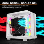 be quiet! Light Base 500 LX White PC Case, Fully Windowed Front and Side