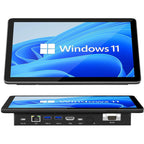 10.1" Industrial Mini Computer, Win 11 Embedded Panel PC with 10 Points Touchscreen Desktop Tablet, N5095 8GB RAM 128GB ROM HDMI 2.0 WiFi 5 Bluetooth 5.0 for Office/Automation/Kiosk/Bar/Warehouse