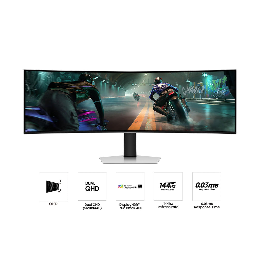 Samsung 49" Odyssey OLED G9 (G91SD) Dual QHD QD-OLED Curved Gaming Monitor