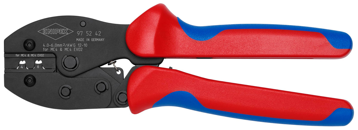 KNIPEX Tools 97 52 42 KNIPEX PreciForce® Crimping Pliers For MC4/MC4 EVO 2, 8-1/2"