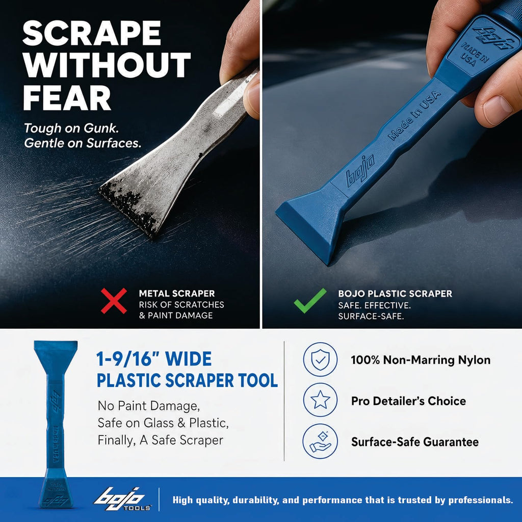 Tools 2" Wide Plastic Scraper Tool, Heavy Duty, 50-Pack