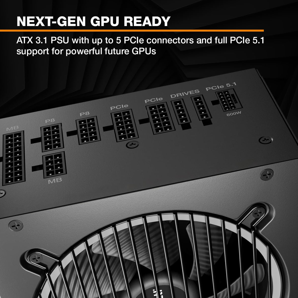be quiet! Pure Power 13 M 1000W Power Supply, 80+ Gold, Cybenetics Platinum