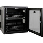 Tripp Lite 48-Port AC Mobile Charging Cart Storage Station for Chromebooks, iPads, Laptops, Tablets, Black (CSC48AC)