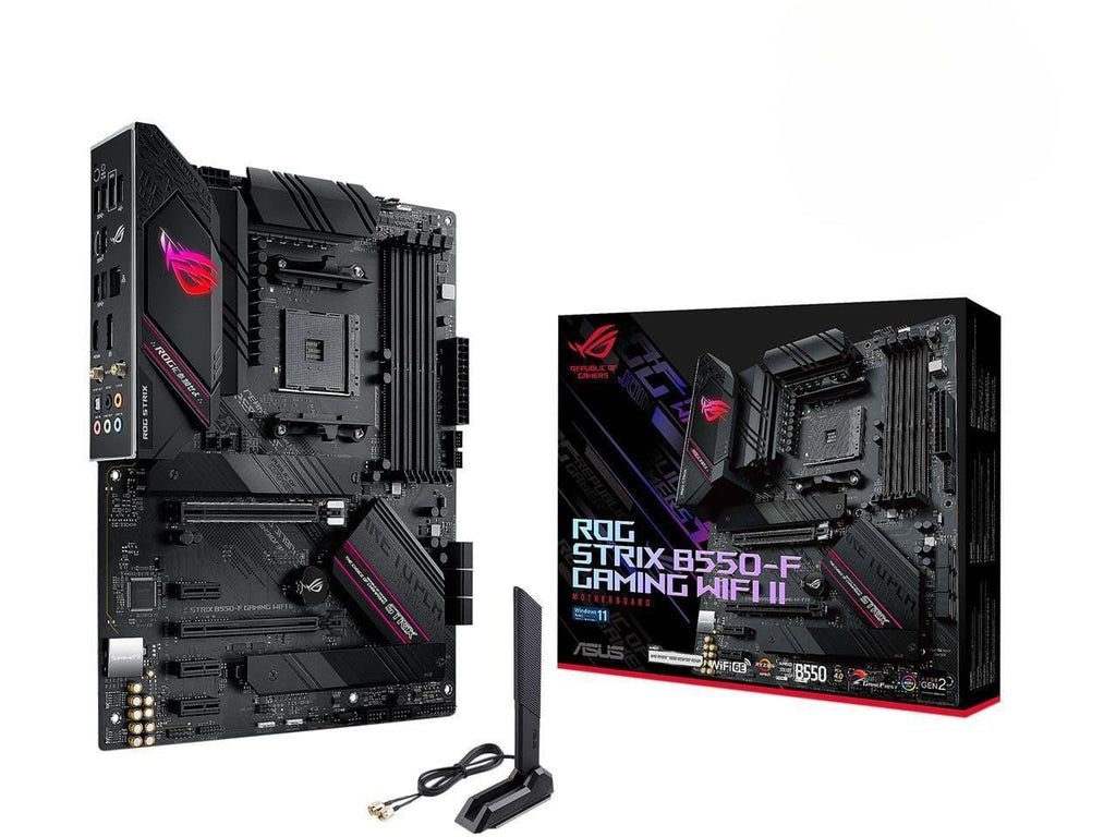 NEWEGG Motherboard CPU Memory Combo - B550-F ATX Motherboard Bundle with Ryzen 5 5500 6-Core 3.6 GHz CPU and 16GB (2 x 8GB) 288-Pin PC RAM DDR4 3200 Desktop Memory