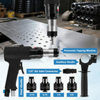 MXBAOHENG Pneumatic Tapping Machine w/ 4pcs ANSI Collets