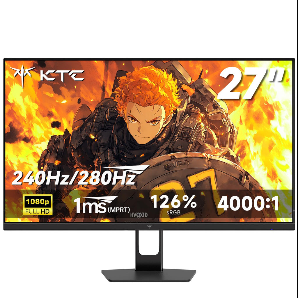 KTC 32 Inch Curved 280Hz Gaming Monitor, 240Hz Computer Monitor FHD, H32C5