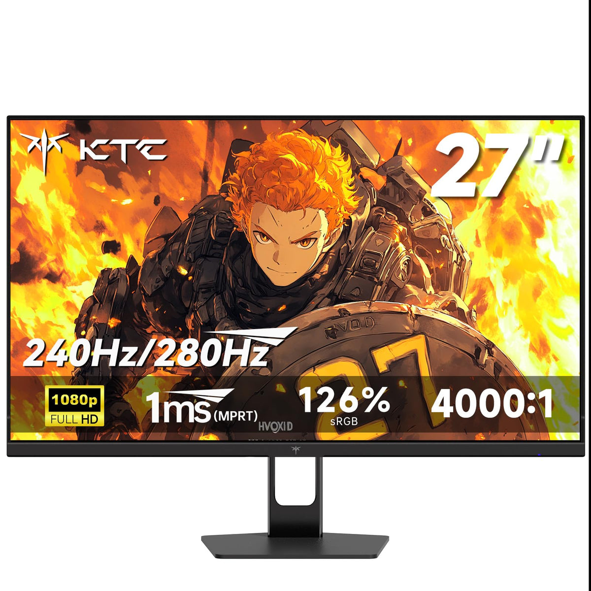 KTC 32 Inch Curved 280Hz Gaming Monitor, 240Hz Computer Monitor FHD, H32C5