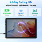 Tablet, 10.1" Android 16 Tablet, 24GB RAM 64GB ROM 1TB Expand