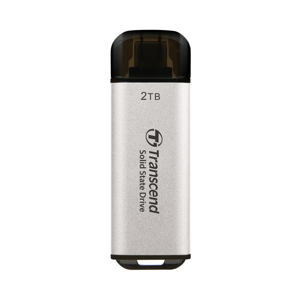 Transcend 1TB ESD300 Portable SSD 1050MB/s Type C, Silver, Thumb Drive