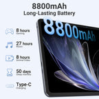 Tablet 12 Inch, Android 16 Tablet, 2K IPS, 30GB RAM + 128GB, 1TB Expandable