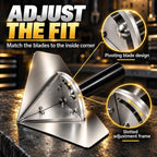 Stainless Steel Internal Corner Finishing Trowel, Inside Corners Scraper