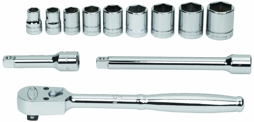 Williams WSB-23FTB 23-Piece 3/8-Inch Drive Socket and Drive Tool Set with Toolbox